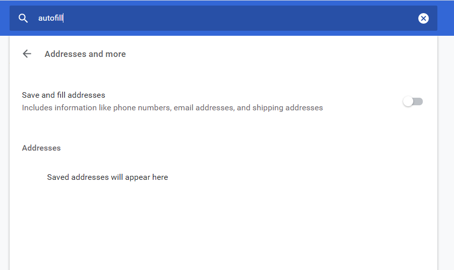 How to turn off chrome autofill greenbot pty ltd